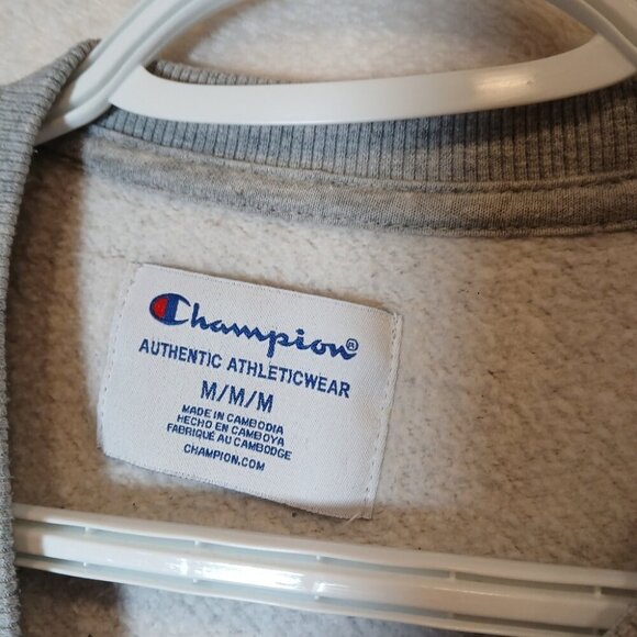 Champion Long Sleeve Pullover Medium Sweatshirt - Picture 5 of 6
